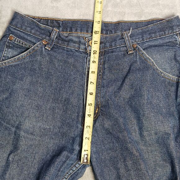 Vintage Polo Jeans Ralph Lauren Fits 32x28 Blue Carpenter C-5 Street Y2K Preppy - Picture 7 of 11